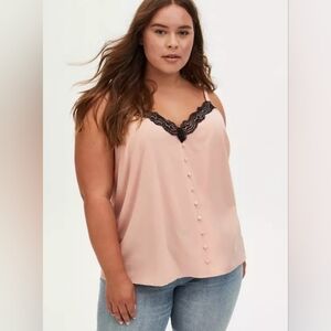 2X • Torrid • Chablis Lace Trim Cami